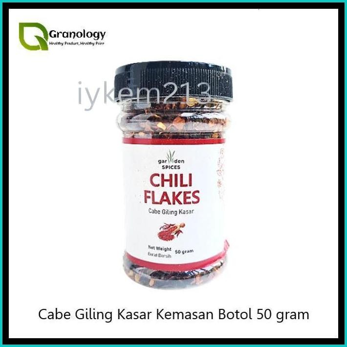 

GARDEN SPICES BUMBU KEMASAN BOTOL - CABE GILING KASAR (50 GRAM)