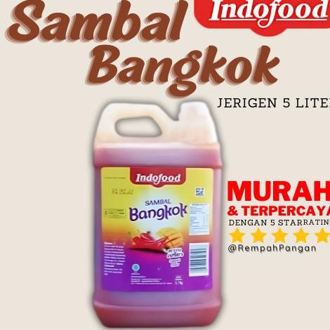 

Sale Indofood Sambal Bangkok 6 Kg / Galon