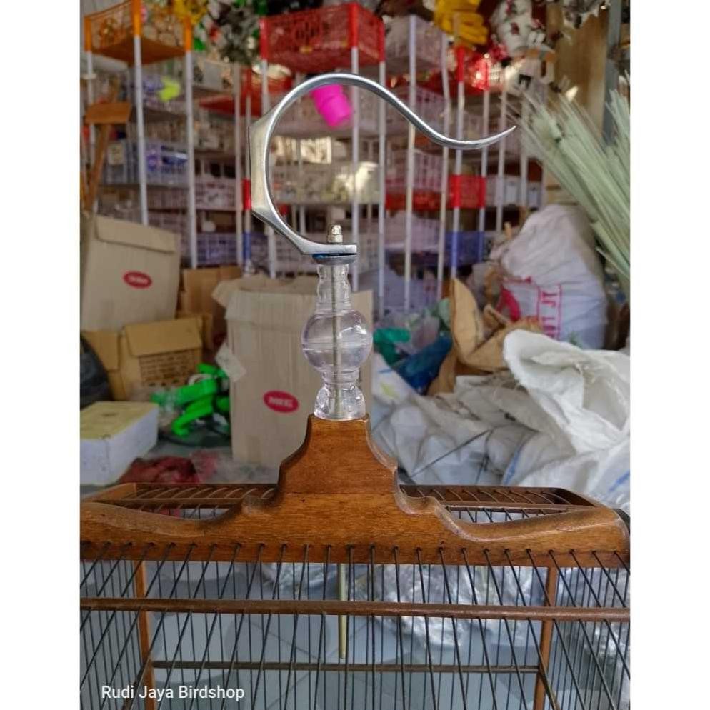 TU26 wdr-75 GANTUNGAN BNR NON LIPAT LENGKAP PION AKRILIK BULAT POLOS BENING UNTUK CANTOLAN SANGKAR K