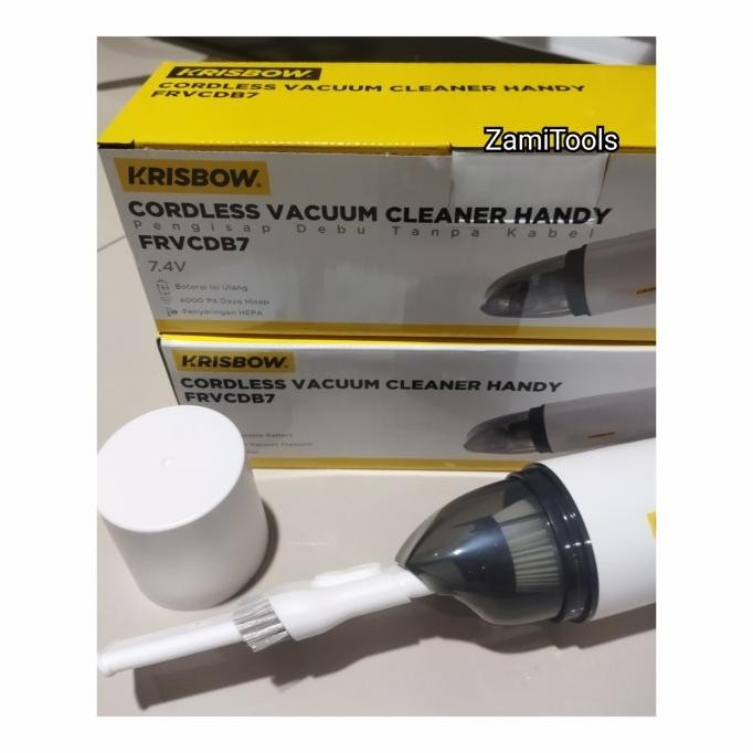 Promo Krisbow Vacuum Cleaner Portable/Handy/Cordless Vacum Cleaner Dengan Filter Yang Dapat Dicuci -