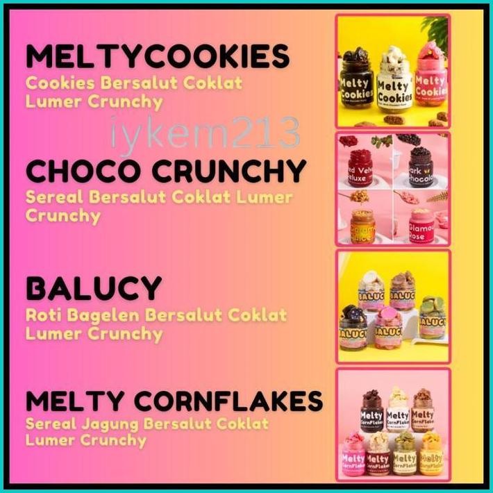 

COKLAT COOKIES SEREAL LUMER CRUNCHY BY SNACK LAB CHOCO JAR KINDER CEMILAN MANIS CHOCO CRUNCHY MAKANAN SEREAL ANAK NYAM NYAM JAJANAN BISKUIT WAFER RESELLER CAMILAN MURAH