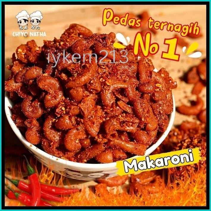 

MAKARONI 500G CHIYO NATHA (KEMASAN SPECIAL KILOAN) CEMILAN PEDAS KRIUK
