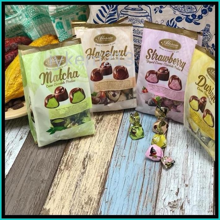 

ALESSIO CIOCCOLATO 250G PRALINE DURIAN HAZELNUT MATCHA STRAWBERY COKLAT MALAYSIA COKLAT SINGAPORE
