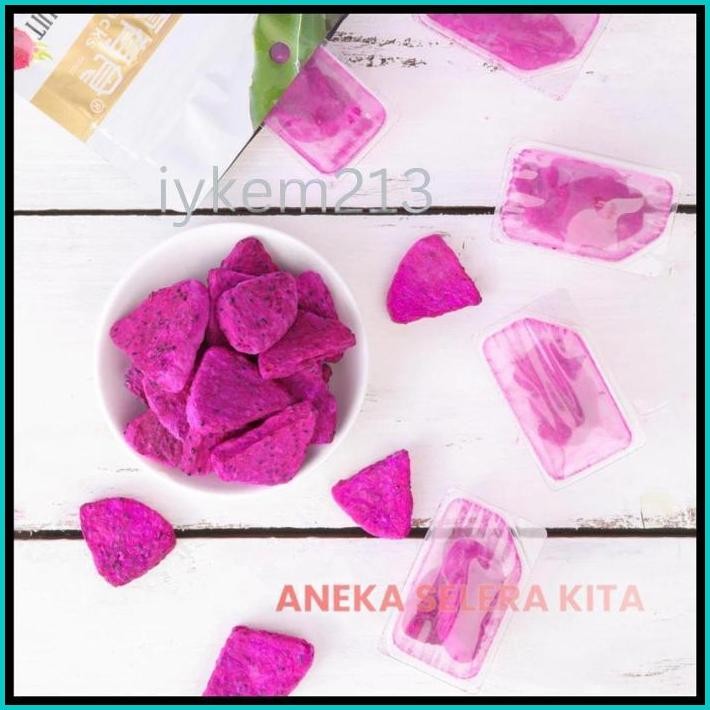 

TYL URSNACK FREEZE DRIED FRUITS SNACK DURIAN VACUM / FREEZE DRIED STRAWBERY MANGO APEL DRAGON FRUIT