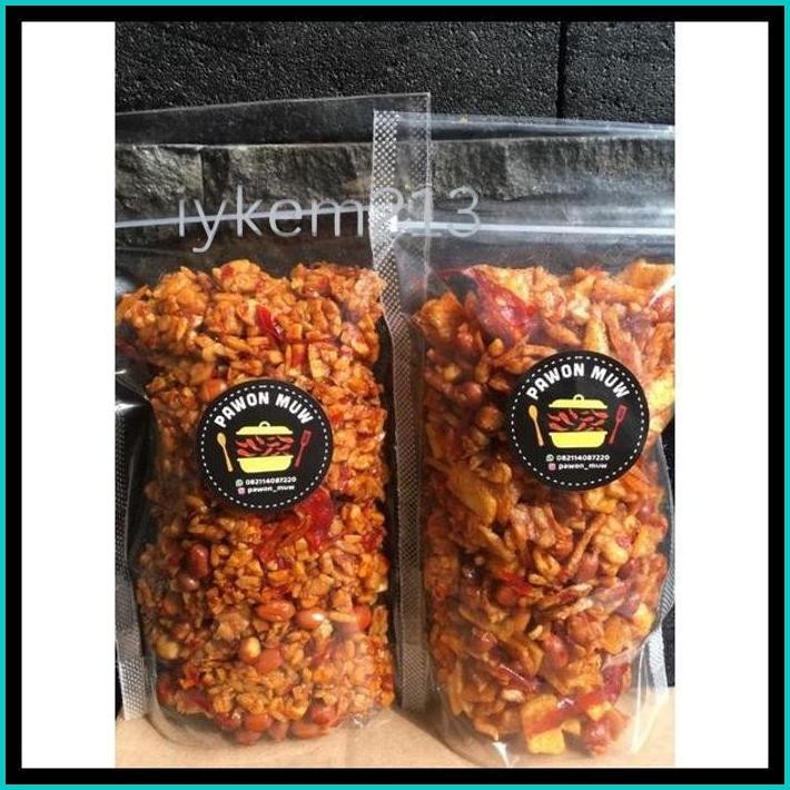 

KERING TEMPE KENTANG KACANG / OREK / OREG BALADO PEDAS MANIS / KERIPIK LAUK KERING CEMILAN