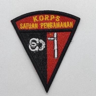 jk-54 fgk-24 Logo Bordir Timbul Korps Satpam / Logo Timbul Korps Satpam / Bordir Logo Timbul Korps S