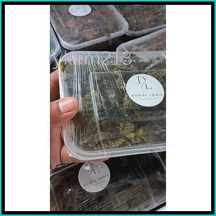 

NORI RUMPUT LAUT PANGGANG BOX 500ML PRODUK UMKM / CEMILAN SEHAT CEMILAN PEDAS