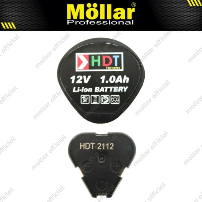 Bor Baterai Cordless Drill HDT 12v Set murah
