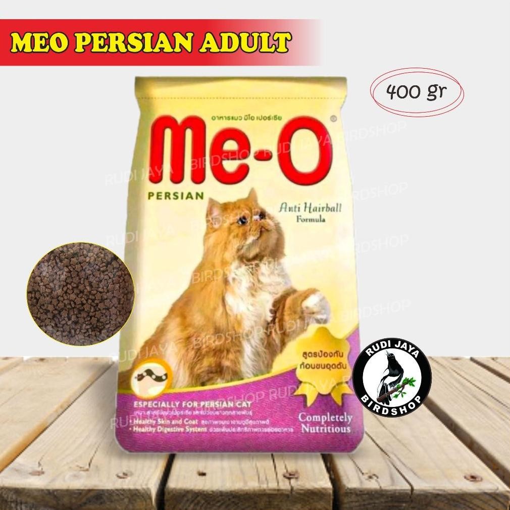 bas-12 LNB-1217 MEO ME-O PERSIAN ADULT 400GRAM CAT FOOD DRY PAKAN MAKANAN KUCING JENIS PERSIAN DEWAS