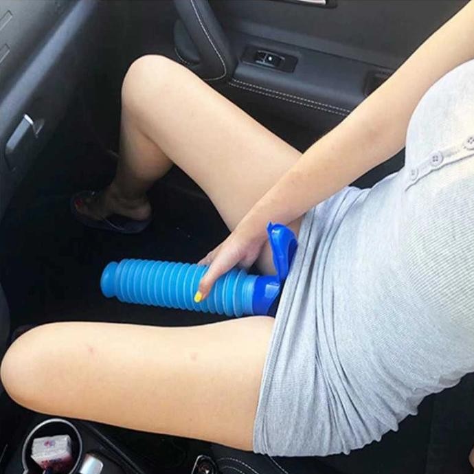 PISPOT DEWASA WADAH BOTOL TEMPAT PIPIS KENCING FOLDABLE WANITA -HS09