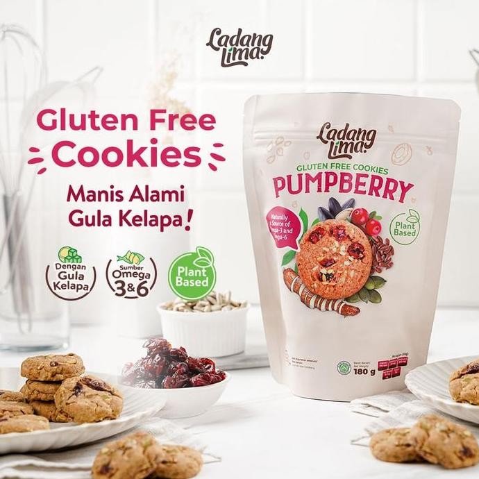 

Grosir Serba 100Rb Paket Cookies Ladang Lima - Healthy Cookies Gluten Free Food Coklat Almond Snack Makanan