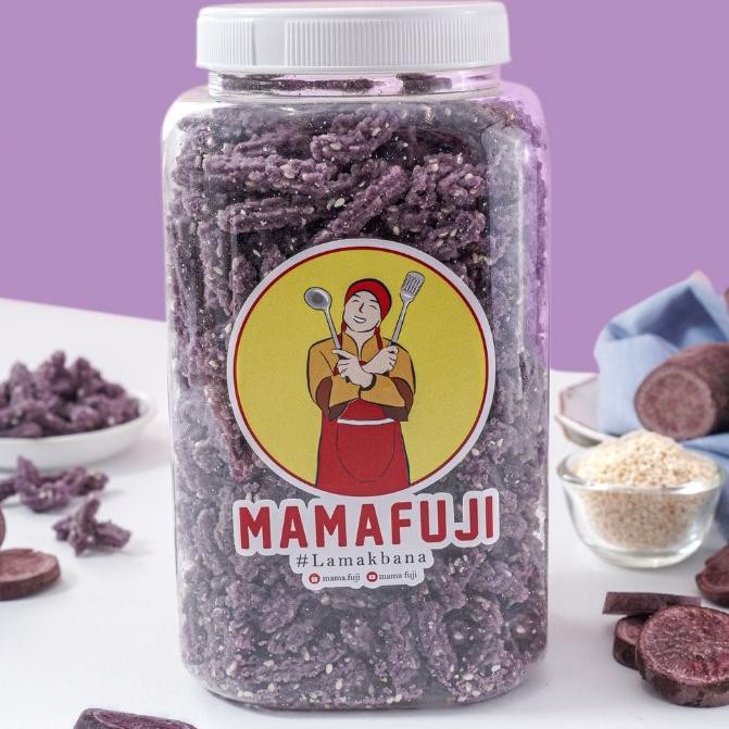 

Grosir Mamafuji - Kue Akar Rasa Ubi Ungu (Taro) 850Gr