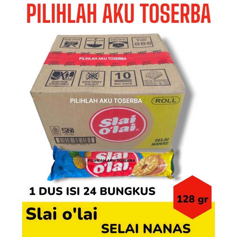 

Promo Biskuit Roma Slai O'Lai Pineapple Roll / Nanas 128 Gr - Harga 1 Karton