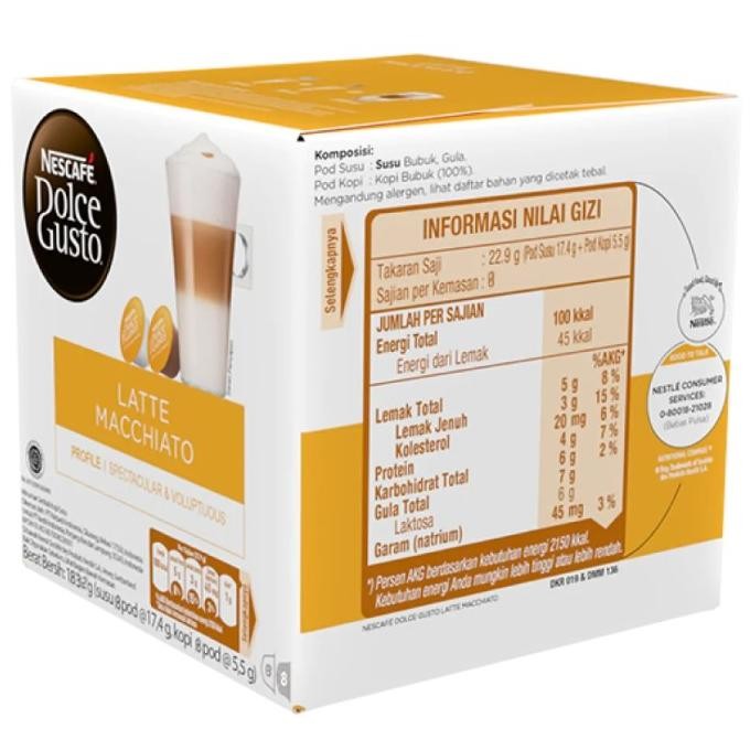 

Sale Nescafe Dolce Gusto Latte Macchiato 12 Capsule | Coffee Kapsul Kopi
