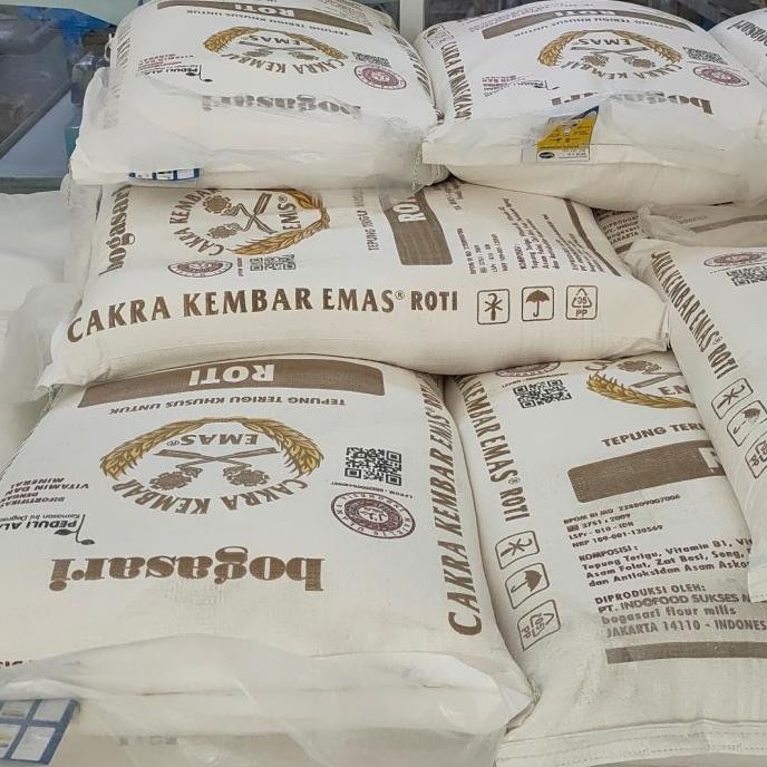 

Sale Cakra Kembar Emas Tepung Terigu 25 Kg , Gpjek Grab Only