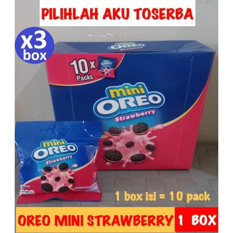 

Sale Oreo Mini Strawberry Pouch 10X20,4 Gr ( Harga 3 Box )