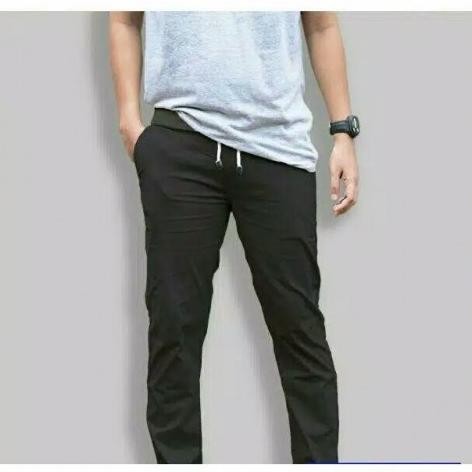 Insight Celana Panjang Chino Rib Trendy Pinggang Karet Melar Skinny Jeans Bahan 100% Cotton Reguler