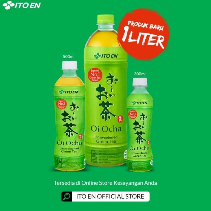 

Grosir Ito En Oi Ocha 1000 Ml 12 Pcs (1 Box) - Teh Antioksidan Sehat