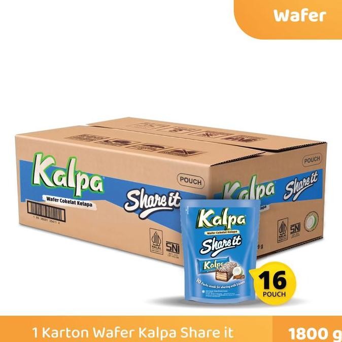 

Sale 1 Karton Wafer Kalpa Share It Wafer Cokelat Kelapa