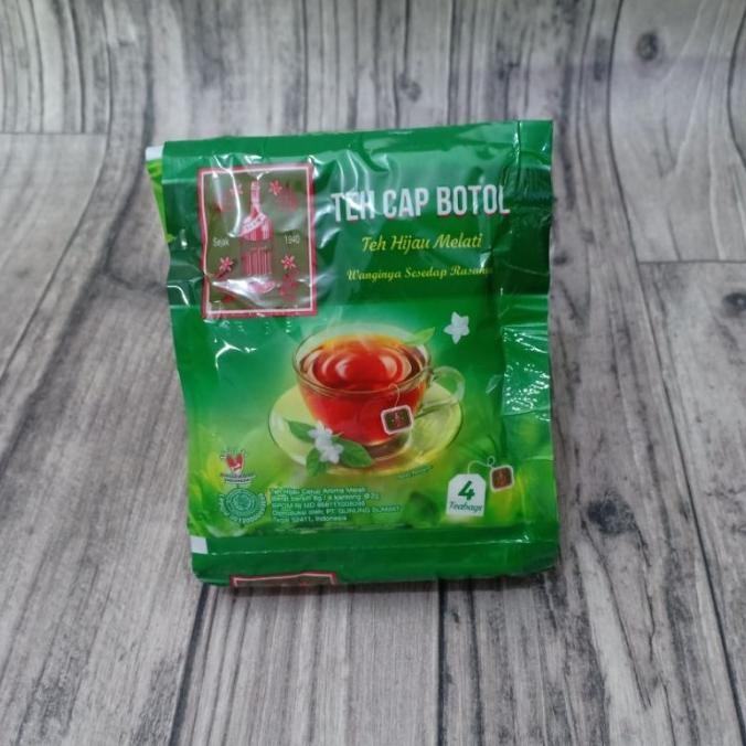 

Grosir Teh Cap Botol Aroma Melati Celup [ 240 Pcs/ 24 Renceng / 1 Karton ]