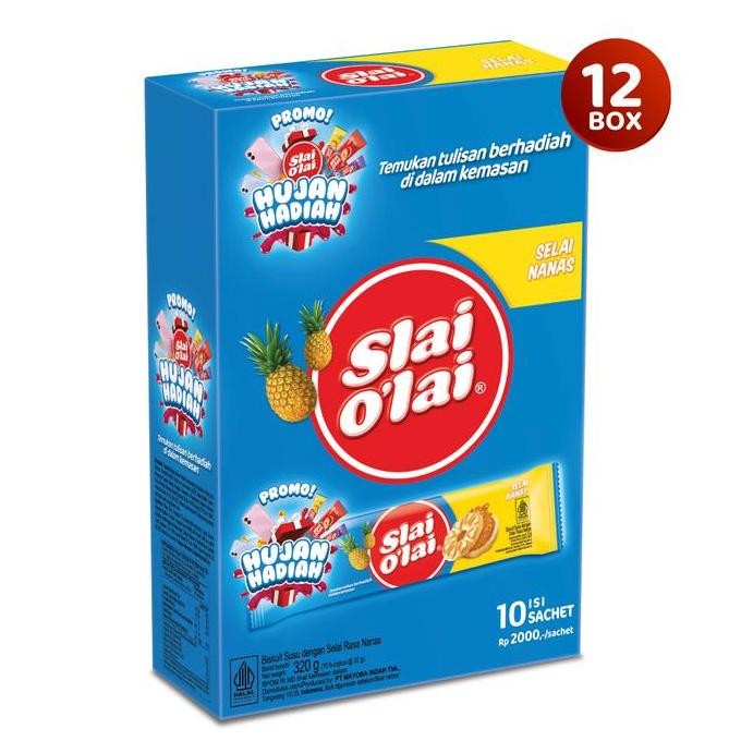 

Promo 1 Karton Biskuit Roma Slai Olai Pineapple Box