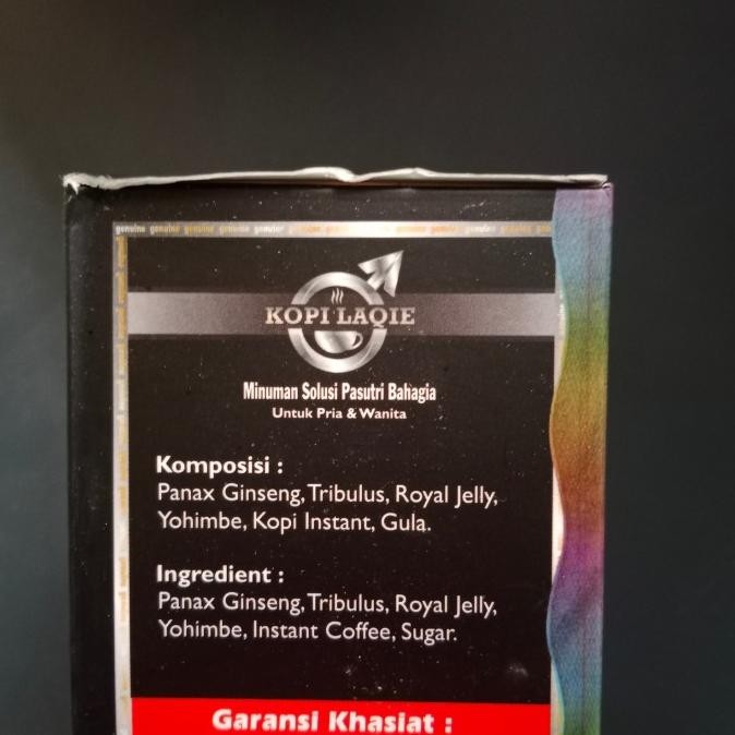 

Sale Kopi Laqie Original 1 Box Isi 10 Sachet