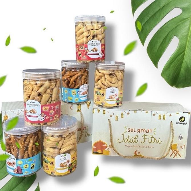 

Grosir 1 Karton Hampers Idul Fitri Gold Isi 3 Toples