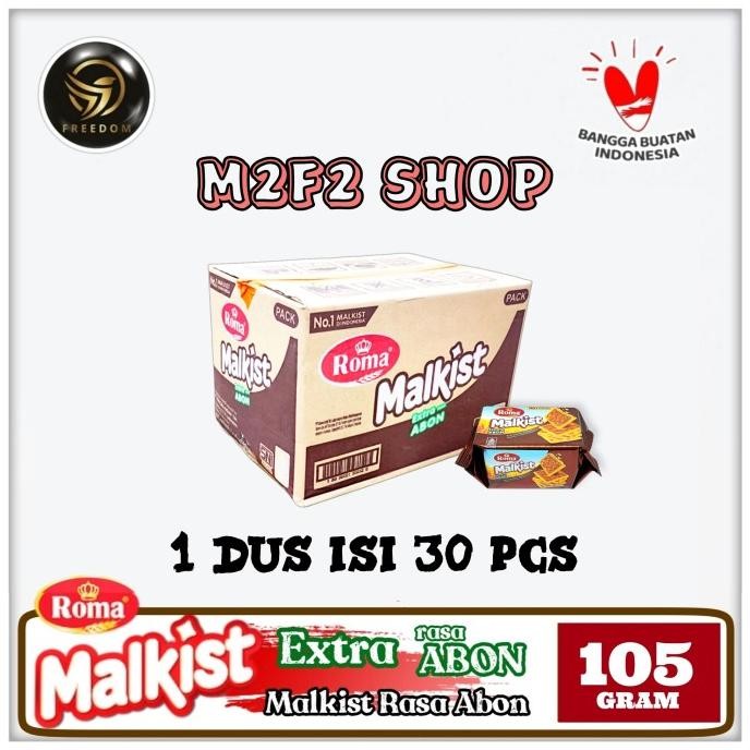

Grosir Roma Biskuit Malkist Rasa Abon Gurih - 135 Gr
