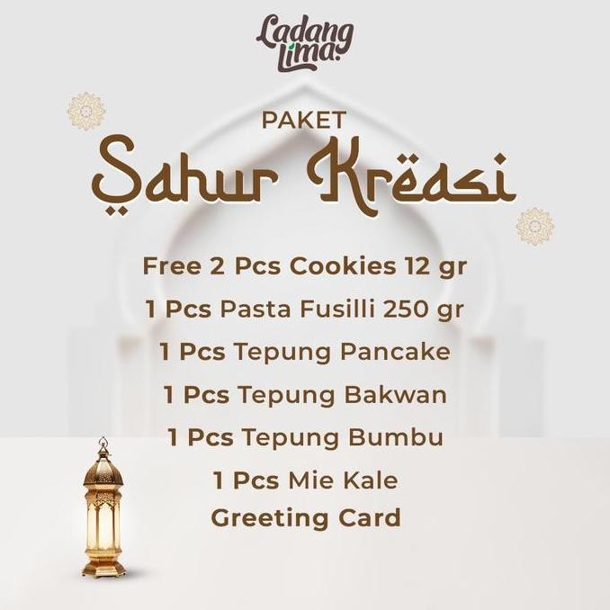 

Grosir Paket Sahur Kreasi - Bingkisan Parsel Hampers Parcel Lebaran Ladang Lima