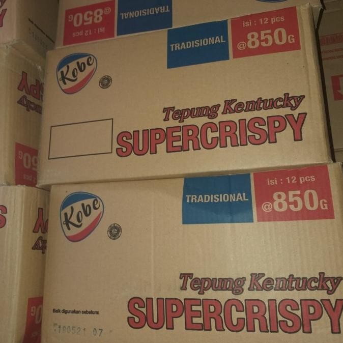 

Grosir [Dus] Kobe Crispy 850Gr Kobe Tepung Bumbu Kentucky Super Crispy
