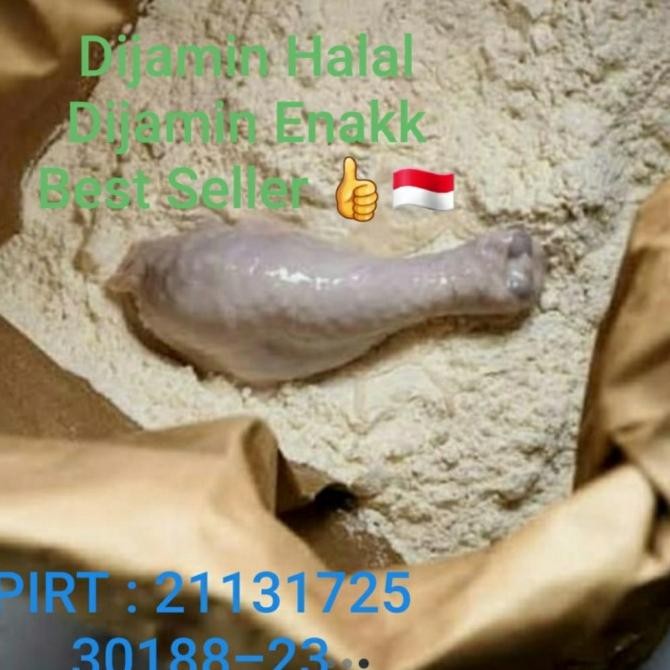 

Murah Batter Breader Mix 2,5Kg / Halal-Tepung Kentucky Siap Pakai 2,5Kg