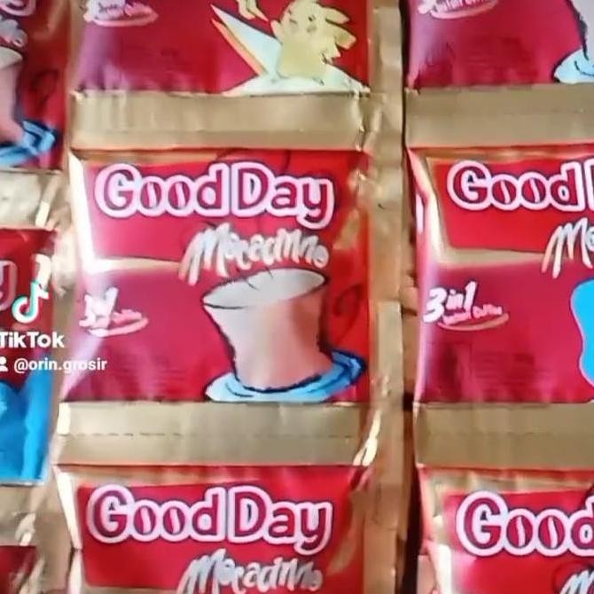 

Grosir Paket 6 Renceng Gooday Mocacino Merah 20Gr - Kopi - Coffee