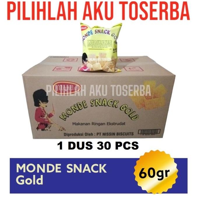 

Sale Monde Serena Snack Gold 60 Gr - ( Harga 1 Dus Isi 30 )