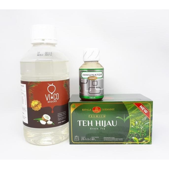 

Sale Paket Keto 3In1 Immunator Honey + Vico Bagoes 1Lt + Teh Hijau Celup