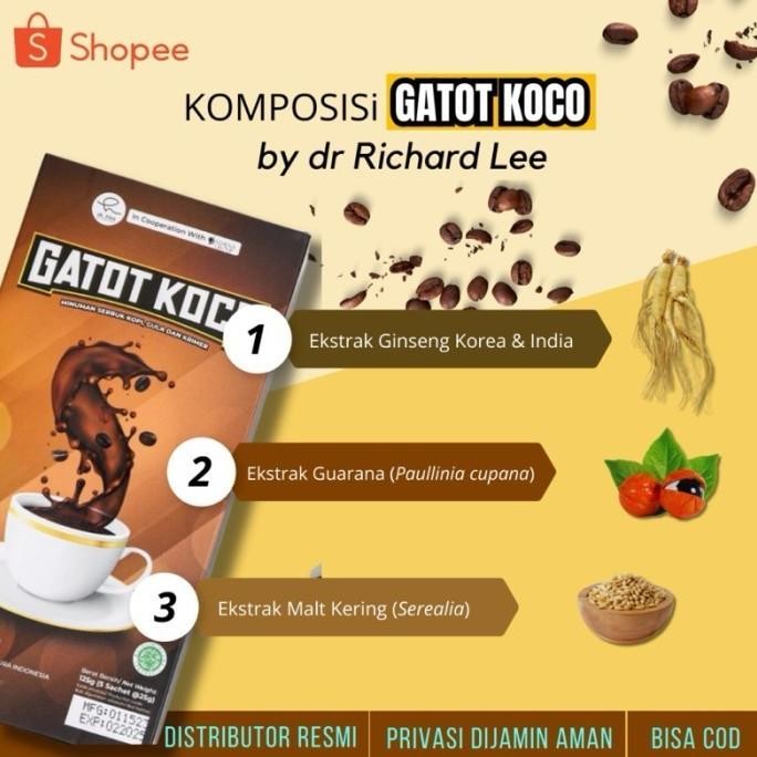 

Sale Kopi Gatot Koco By Dr. Richard Lee - Kopi Instan 1 Box Isi 5 Sachet Bpom - Dr Hen 3 In 1 Coffee Satuan
