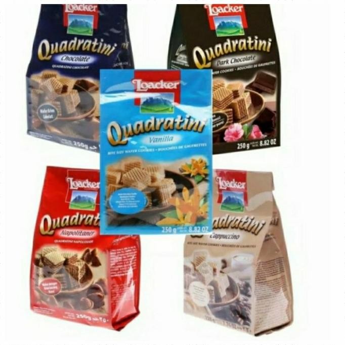 

Grosir Loacker Quadratini 125Gr Chocolate