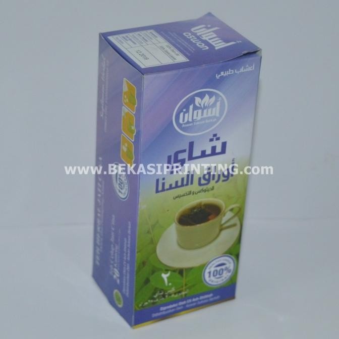 

Promo Kti-Xx40 Cetak Kotak Box Dus Kemasan Teh Celup Uk 14X5X6 Cm Isi 20 Tea
