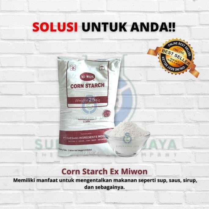 

Promo Corn Starch Ex Miwon / Tepung Jagung / 25 Kg Khusus Kurir Instant