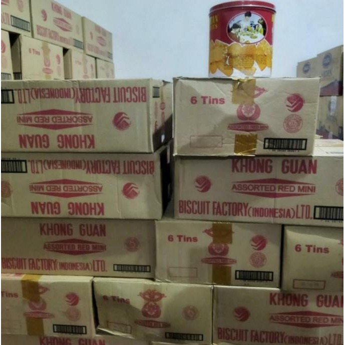 

Murah Biskuit Khong Guan 1 Dus Isi 6 Kaleng 650Gr Khongguan Assorted Red