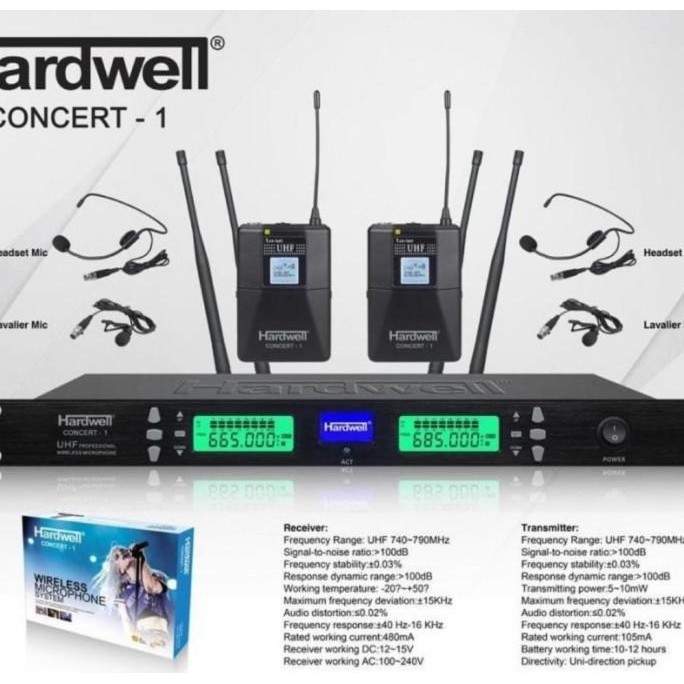 Grosir Mic Wireless Hardwell Original Clip On
