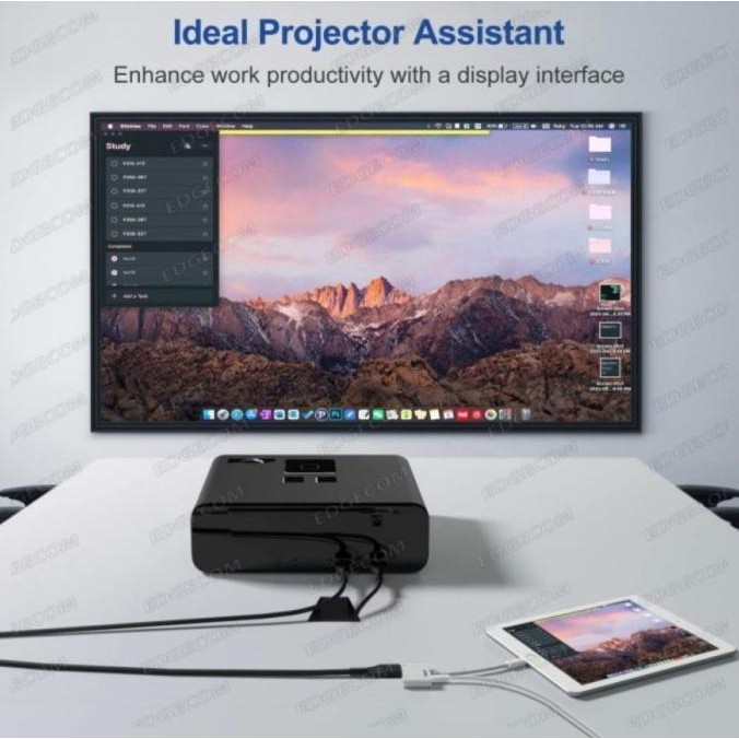 KABEL LIGHTNING TO HDMI KE VGA AUDIO DIGITAL AV IPHONE IPAD SAMBUNGAN