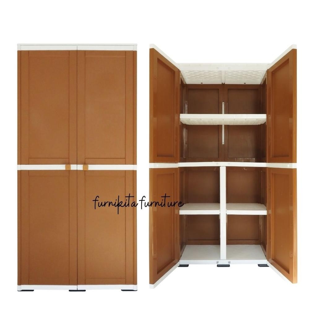 JUMBO - LEMARI PLASTIK CLUB SPECTRA RAK BAJU SERBAGUNA