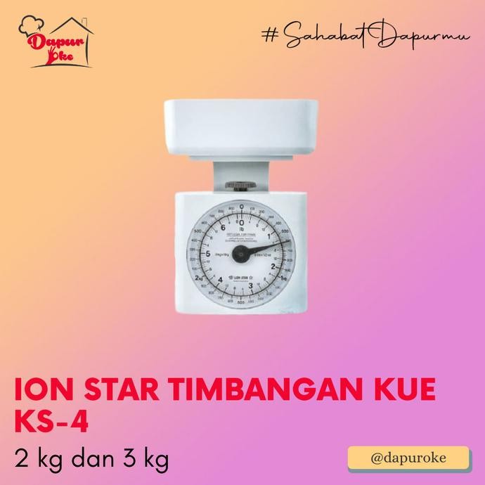 Lion Star Timbangan Kue KS-4 / Timbangan Dapur