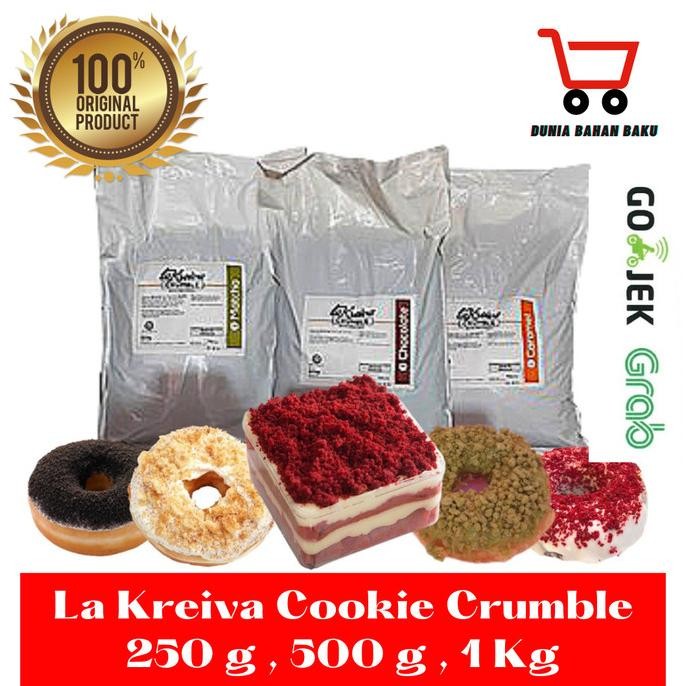 

La Kreiva Cookie Crumble Crumb Topping kemasan 250 g nUg