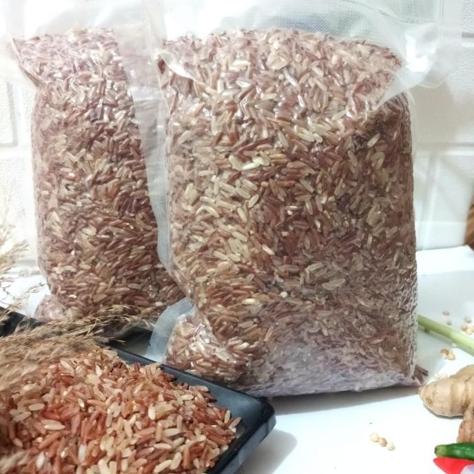 

BERAS MERAH ORGANIK 1 KG HIGH QUALITY TANPA PEPTISIDA nUg