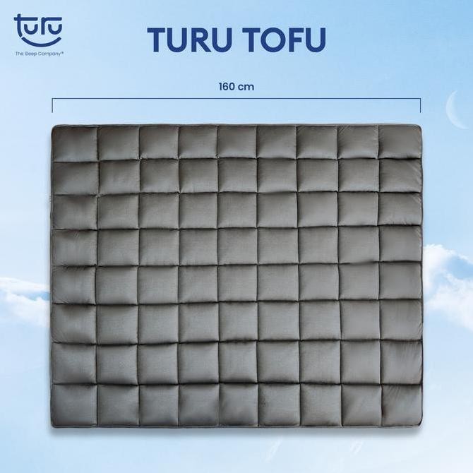 TURU TURU Tofu Kasur Lantai Gulung Premium / Travel Bed Premium / Matras Lantai Kasur Piknik (FREE T