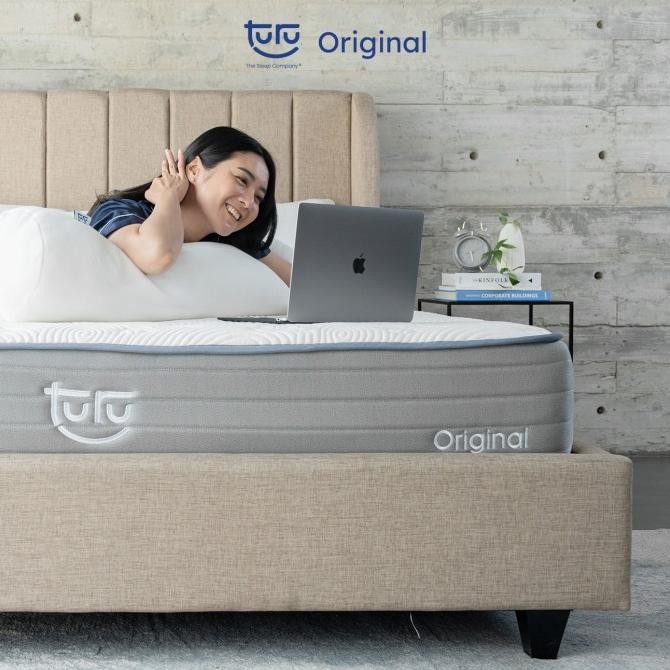 Kasur Pocket Spring Bed TURU ORIGINAL uk. 180x200 (King) FREE BANTAL