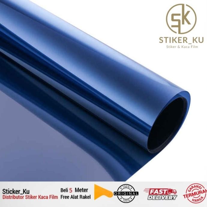 TERBARU KACA FILM WARNA /STIKER KACA FILM BIRU HIJAU DEKORASI KACA RUMAH