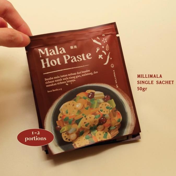 

Millimala Single Sachet - Garlic Chili / Mala / Crisp Chili / XO Sauce nUg