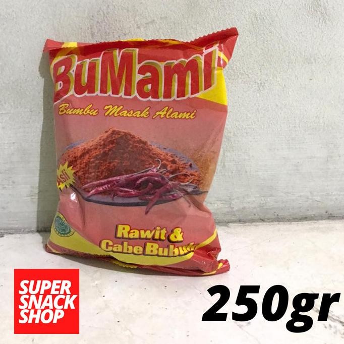 

BUBUK CABE INSTANT / BUMBU TABUR / BUMBU RESTORAN PEDAS BUMAMI 250gr nUg